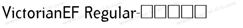 VictorianEF Regular字体转换